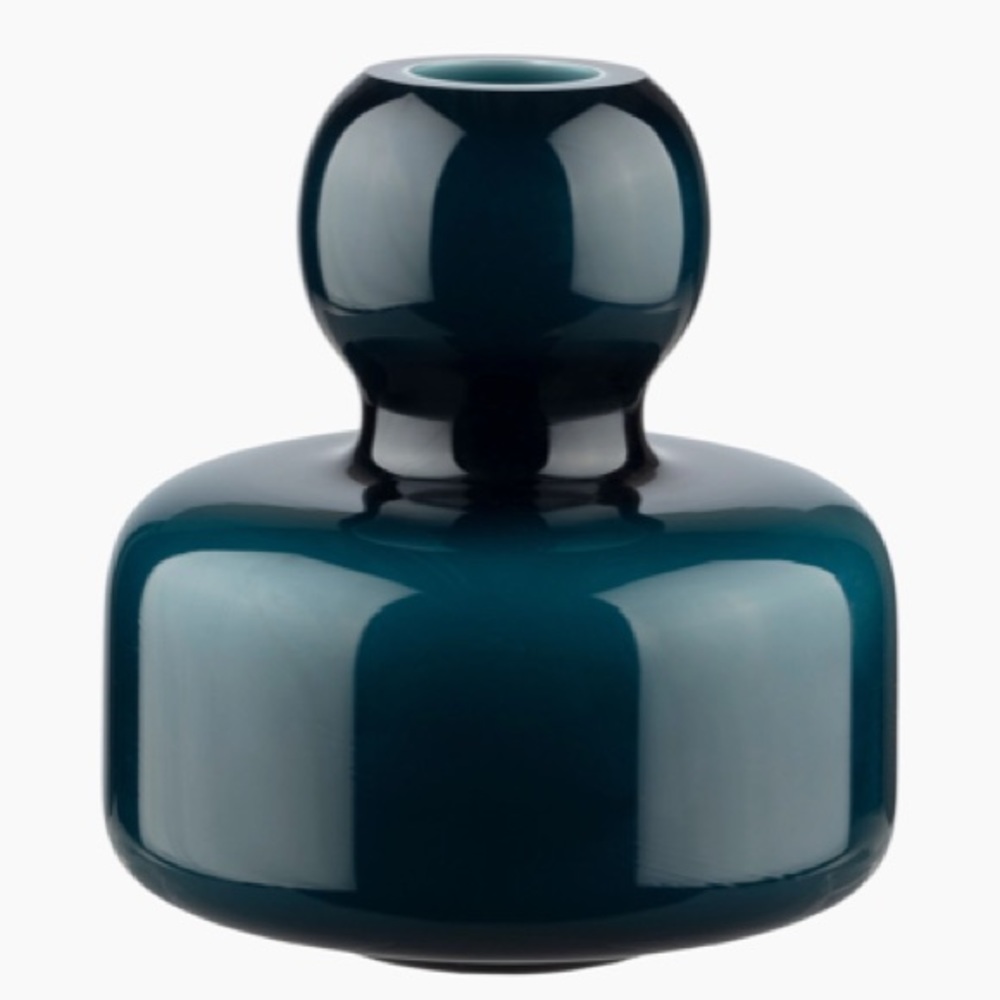 Marimekko 4” flower vase made of hand blown glass!